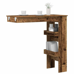 Zidni barski stol staro drvo 102x45x103,5 cm konstruirano drvo
