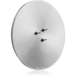 ester & erik accessories candle plates svečnik za dišečo svečo matt silver 9 cm