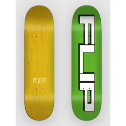 Flip Squared Logo Green 8.25X31.85 Skateboard D uni