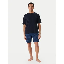Tommy Hilfiger Pižama UM0UM03834 Mornarsko modra Regular Fit