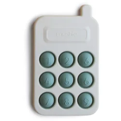 Mushie interaktivna igrača silikon cambridge blue