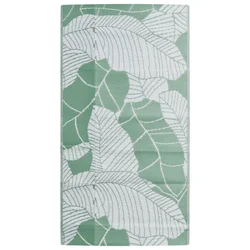 Vidaxl Zunanja preproga ARAKIL zelena 80x150 cm PP