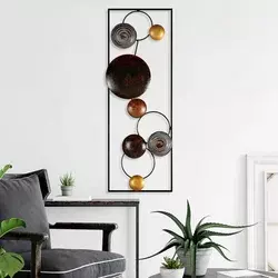 Wallity Zidna dekoracija Textured-2, 32cmx90cmx4cm, Šarena