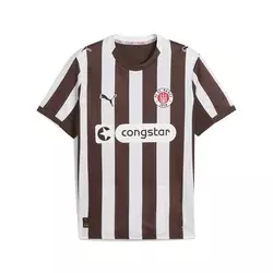 PUMA Dres FC St. Pauli 25/26  čokolada / rdeča / bela