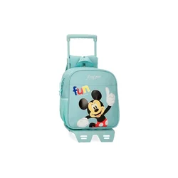 MICKEY FUN WITH FRIENDS ranac za vrtić sa točkićima - tirkizna
