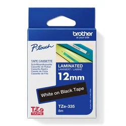 BROTHER Laminirana traka TZE335 12mm W/B crna