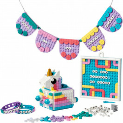 LEGO® DOTS 41962 Ustvarjalni družinski paket s samorogom