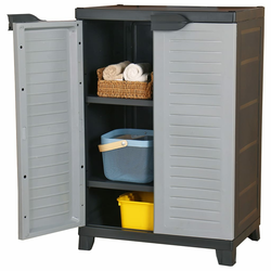 vidaXL Plastična omarica 65x45x97 cm