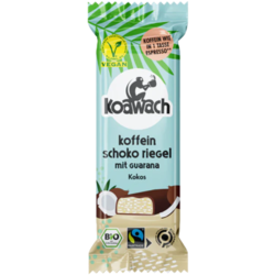 Koawach BIO kofeinska čokoladna ploščica - kokos