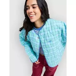 Roxy Seaside Resort Jacket airy blue as if plaid