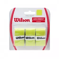 Grip the racket Wilson Pro Soft Overgrip Lime 0.55mm