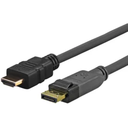 Vivolink PRODPHDMI3 Kabelski adapter 3 m DisplayPort HDMI Črna
