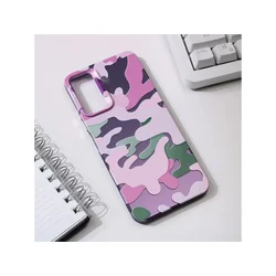 TERACELL Maska Color Wave za Xiaomi Redmi 13C Pink