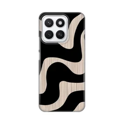 Silikonska maska za Honor X8c, Black Flow