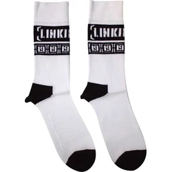 Linkin Park Nogavice LP Repeat White 40-45