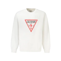 GUESS JEANS SWEATSHIRT WITHOUT ZIP MEN WHITE