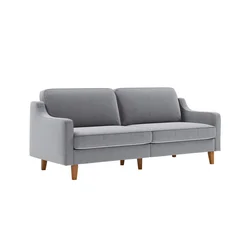 ATELIER DEL SOFA Sofa sa 3 sedišta Robin 3 Fog Grey Walnut