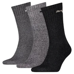 PUMA Crew Sock (3-Pack) Men, Clothing, Antracite/Grey, 35-38