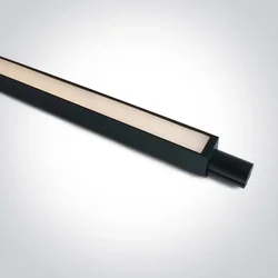CRNA LED LINEARNA SVJETILJKA ZA Plug & Play ŠINE 15W CCT 48V IP20