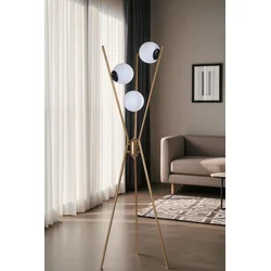 Podna lampa Kervan, Zlatne boje