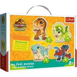 Trefl 36138 puzzle Sestavljanka 6 kos Dinosavri