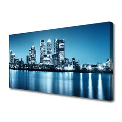 tulup.si Slika na platnu Mesto nebotičniki hiše 100x50 cm