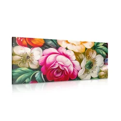 Slika barviti svet rož - 60x30