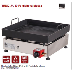 GORENC gasni roštilj Tradicija 40 Fe (duboka ploča)