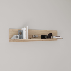 Hanah Home Zidna polica Raf-11-Ff-1, 120x25x20 cm, Hrast