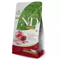 N&D Prime Cat Neutered Chicken & Pomegranate - 1.5 kg