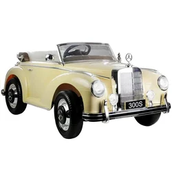 Licencirani auto na akumulator Mercedes 300S - bež/lakirani