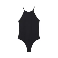 Pull&Bear Bodi majica črna