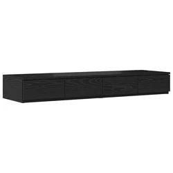Ladice za krevet s ladicama Crni hrast 120 x 36,5 x 16,5 cm