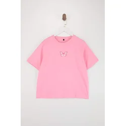 Trendyol Curve Ženska majica Tbbss25Bf00015, Roze
