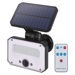 LED solarni reflektor sa senzorom pokreta SPILO LED/3,7V 3600mAh 4000K IP54 + daljinski upravljač