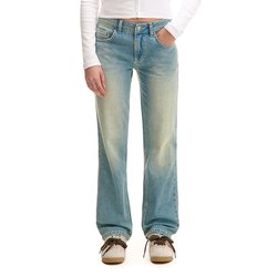 Cropp - Farmerke straight - PLAVA