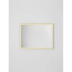 AMBOR ZIDNO LED OGLEDALO S OSVJETLJENJEM 38W 2488lm 3000K IP44 ZLATNA