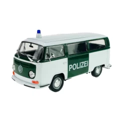 shumee WELLY 1972 VW VOLKSWAGEN BUS T2 POLIZEI 1:24 22472