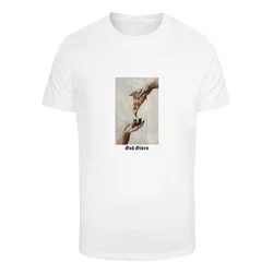 Mens T-shirt God Given Pizza white