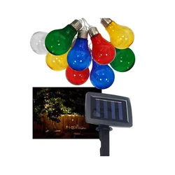 LED solarni spoljašnji niz 10xLED/1,2V 300 mAh 2,2 m IP44 višebojno