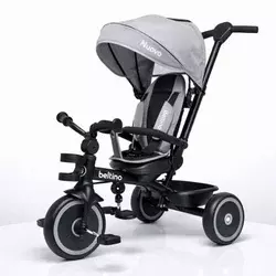 Beltino Nuovo Tricikl sa Rotirajućim Sedištem i Ležećim Položajem - Sivi ( BLTN-26001S )