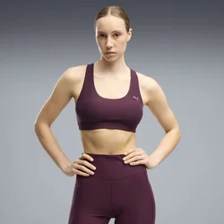 PUMA CLOUDSPUN Training Bra Women, Clothing, Ruby Noir, S