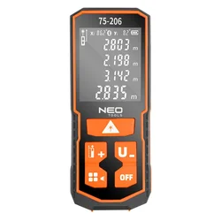 Laserski daljinomer, domet 100 m, IP54 75-206