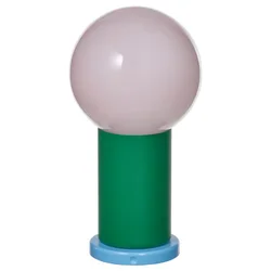IKEA PS 2026 Prenosna LED lampa, na baterije podesivog intenziteta/zelena svetloroze, 22 cm