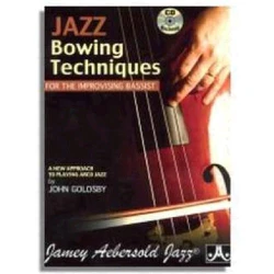 GOLDSBY:JAZZ BOWING TECHNIQUES+CD