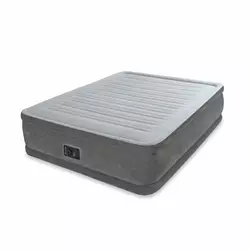 Intex queen comfort-plush elevated airbed kit (w/220-240v bulit-in pump) 152x203x46 64414