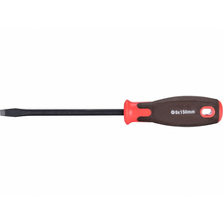 Extol Premium ploščati izvijač SUPERGRIP, (-) 8x150mm, CrV