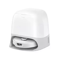ROBOROCK Robot usisavač sa stanicom za pražnjenje, 6400 mAh, WiFi - Qrevo Curv White