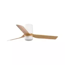FARO 33833WT-1TW-LED prigušiva ventilator MINIPUNTTUB S 10W/230V braon/bela prečnik 90 cm WT+DO