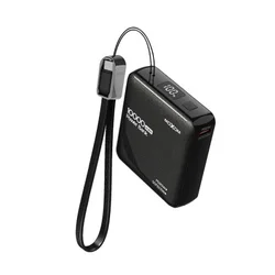 Moxom mx-pb162 mini cookie pd20w + scp22.5w 10000mah crni power bank ( bat9647 )